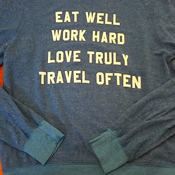 Wildfox | Eat Well Love Truly Mantra Sweatshirt - Picture 3 of 3